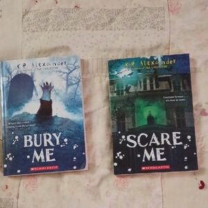 Scholastic Horror Book Set by K.R. Alexander - Blue and Green Covers